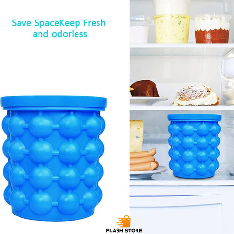 Ice Bucket Space Saving Ice Genies Ice Ball