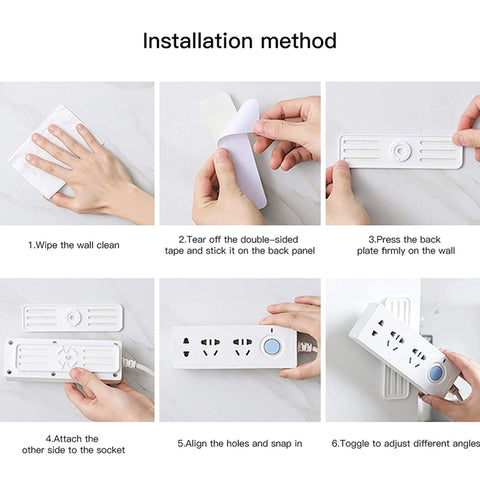Power Strip Holder Self Adhesive