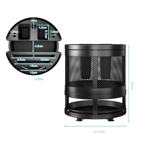 Rotatable Cutlery Utensil Rack With Knife Holder
