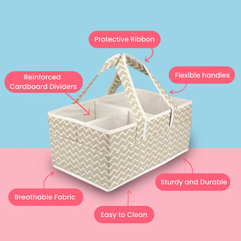 Portable Baby Storage Organizer With Handle