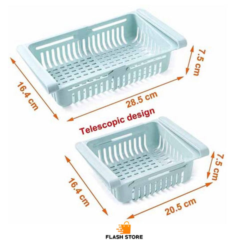 Expandable Fridge Storage Basket