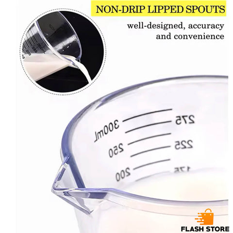 600ML Transparent Liquid Measuring Cup
