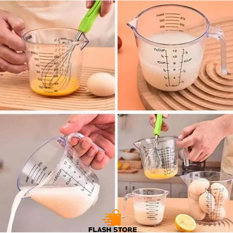 600ML Transparent Liquid Measuring Cup