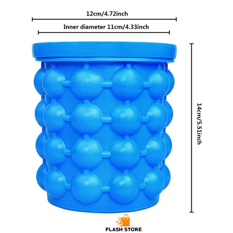 Ice Bucket Space Saving Ice Genies Ice Ball
