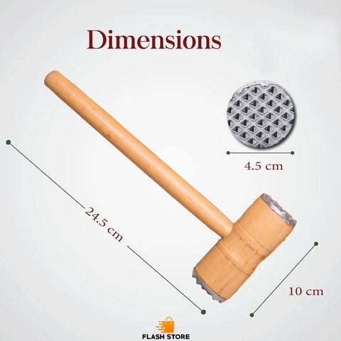 Meat Tenderizer Hammer Wooden
