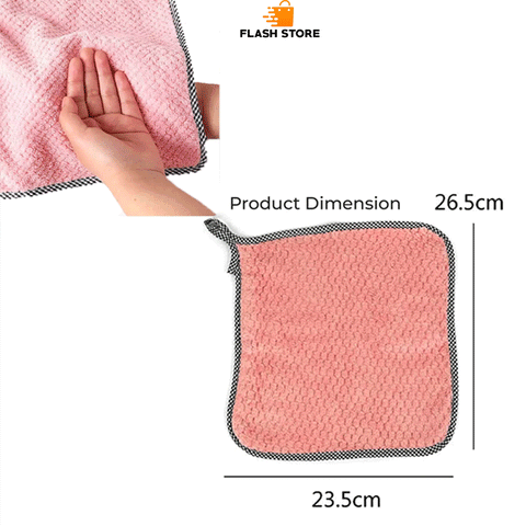 Microfiber Towel Cleaning Cloth Pack Of 5
