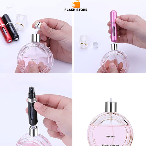 Refillable Mini Perfume Spray Bottle 2 Pcs
