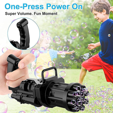Automatic Bubble Motor Gun for Kids