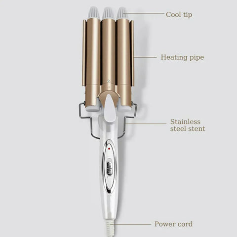 WaveWonder Pro Triple Wave Hair Curler