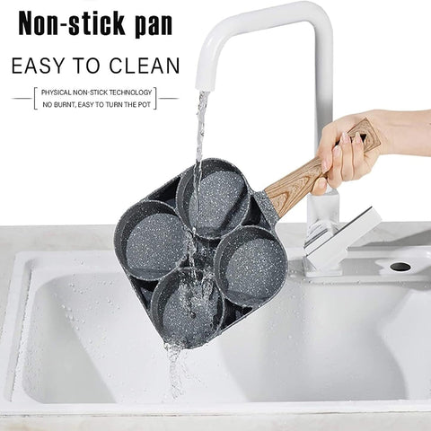 Nonstick Four Portion Frying Pan