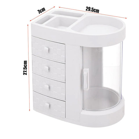 Rotating Transparent Dressing Table
