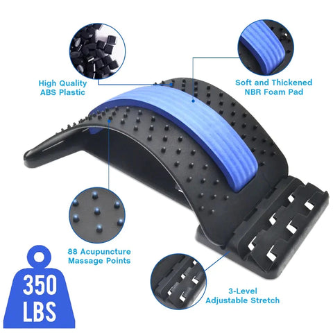 Magic Back Stretcher - Multi-Level Support