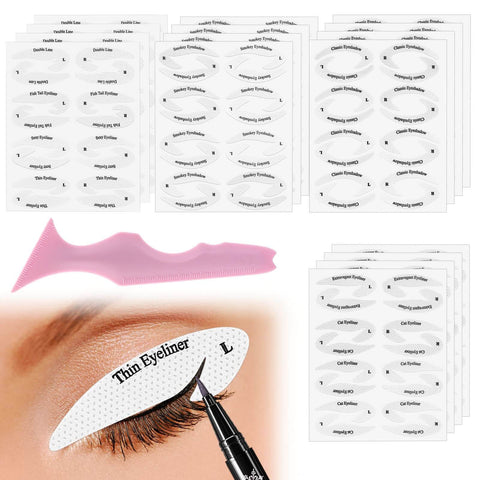 Eyeliner Shaping Tools Kit – (Reusable)