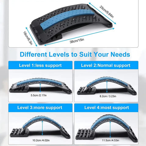 Magic Back Stretcher - Multi-Level Support