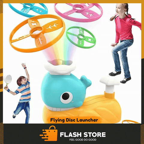 Whale Catching Game Flying Disc Launcher