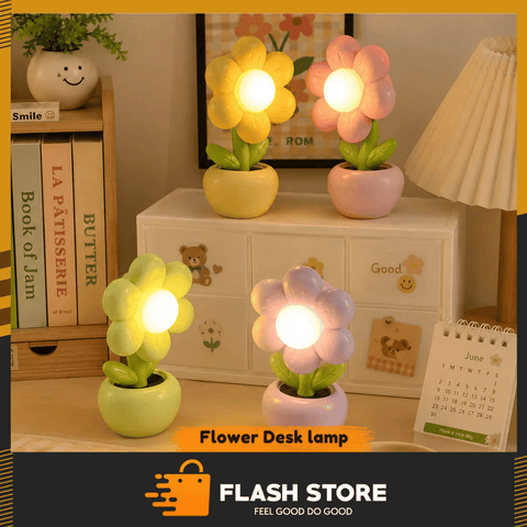Mini LED Floral Vase Night Light