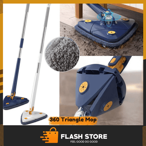 Triangle Mop 360 Adjustable With Twist Squeeze