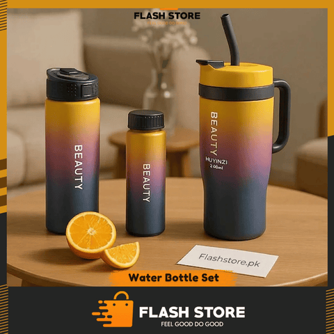 3pcs Gradient Water Bottle Set