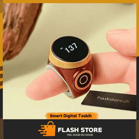 HD LED Zikr Ring Illuminated Digital Prayer Counter Ring