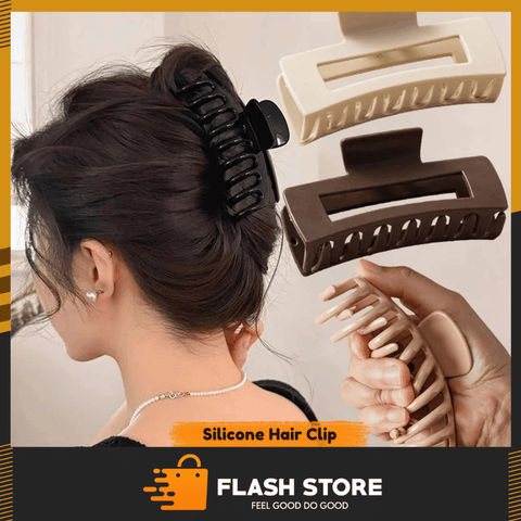 silicone hair claw clip
