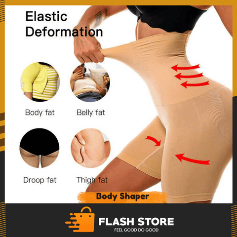 High Waist Seamless Body Shaper Shorts