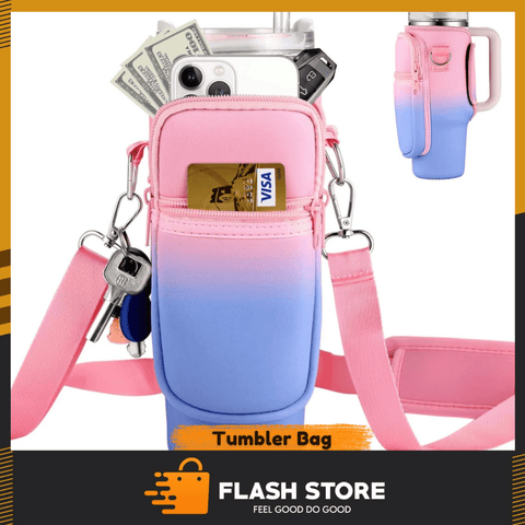 40 Oz Tumbler Carrier Bag with Shoulder Strap