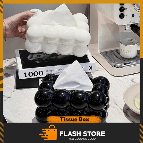 Bubble Cloud Design Tissue Box