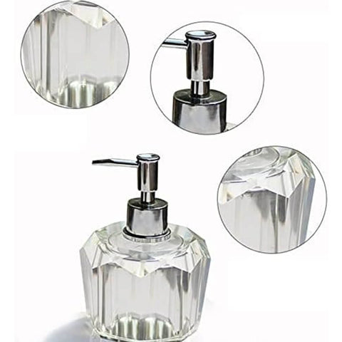 Diamond Acrylic Soap Dispenser Bottle