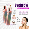Facial Beauty - 2 In 1 Eyebrow Trimmer + Body Facial Hair Remover