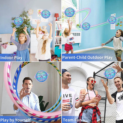 Flying Ball Boomerang Spinner Dynamic RGB Lights