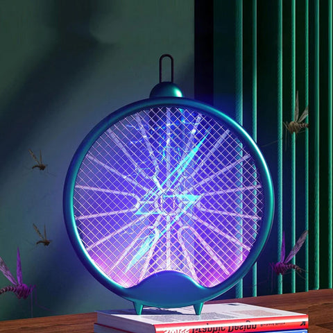 Foldable Electric Mosquito Killer Fly Swatter Rechargeable