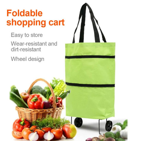 Folding Shopping Pull Cart Trolley Bag