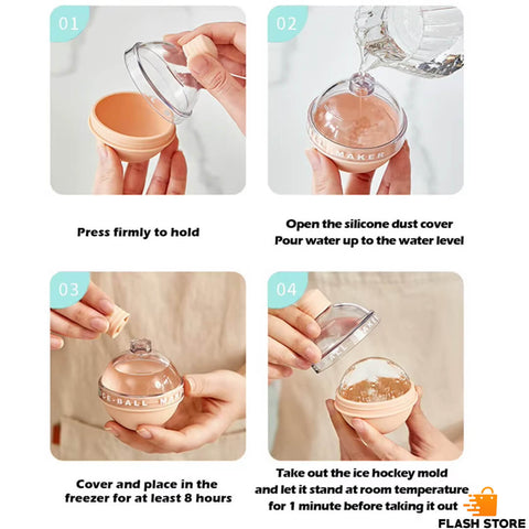 Ice Ball mold & face roller