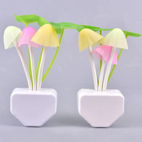 LED Flower Shape Sensor Night Light