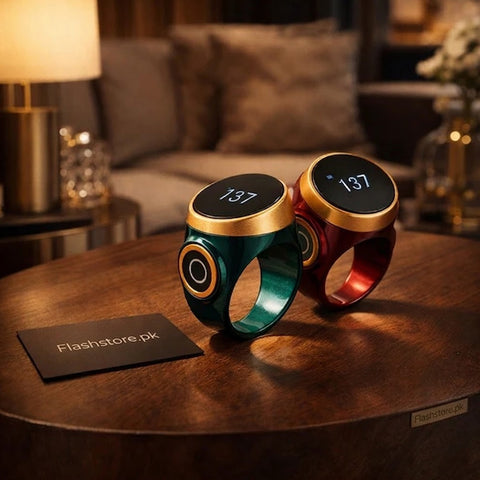HD LED Zikr Ring Illuminated Digital Prayer Counter Ring