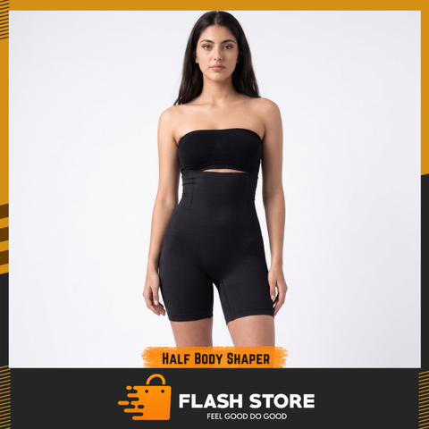 High Waist Body Shaper Shorts Black