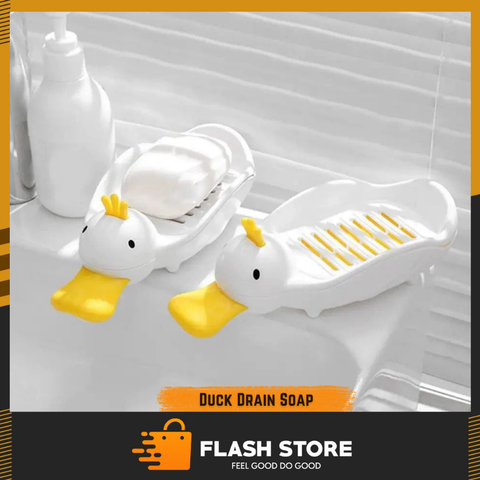 Crown Cute Duck Drain Soap Dish (Set of 2)