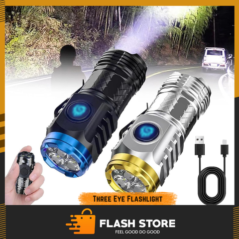 Three Eyed Monster Mini Flashlight