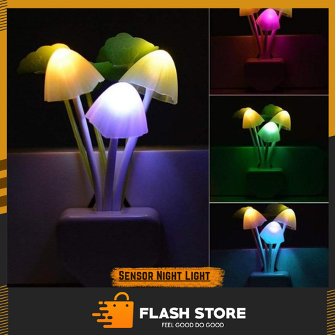 LED Flower Shape Sensor Night Light