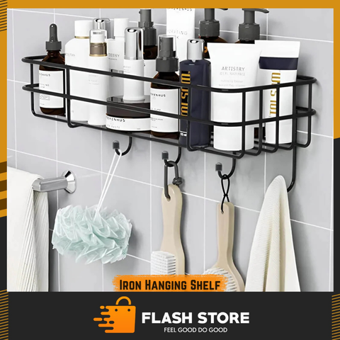 Iron Bathroom Hanging Shelf Wall Mounted