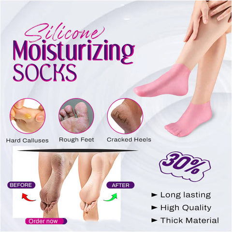 Silicone Moisturizing Socks - High Quality & Long Lasting