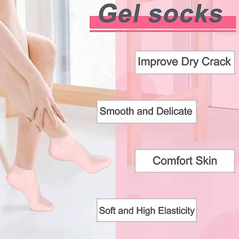 Silicone Moisturizing Socks - High Quality & Long Lasting