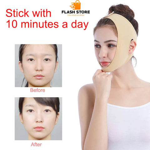 Size Reduce Double Chin Face Slimming Bandage V Thin Face Mask