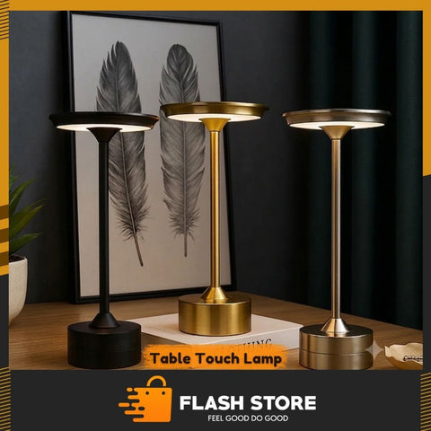 Premium Table Touch Lamp (Rechargeable)