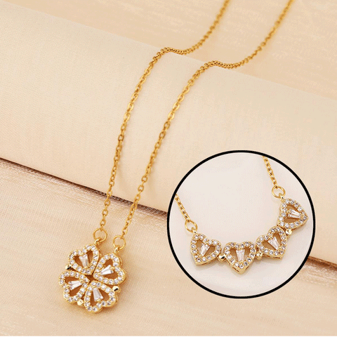 Seraphic Peach Embrace Necklace