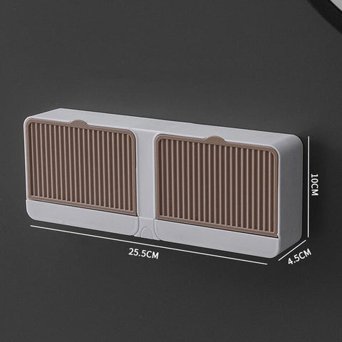 Soap Dish Holder with Drain - Wall Mounted