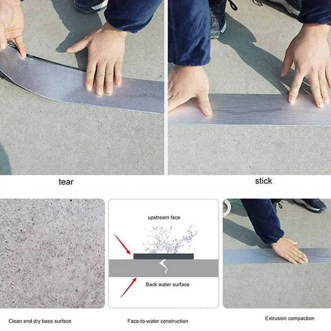 Waterproof Aluminum Foil Rubber Tape