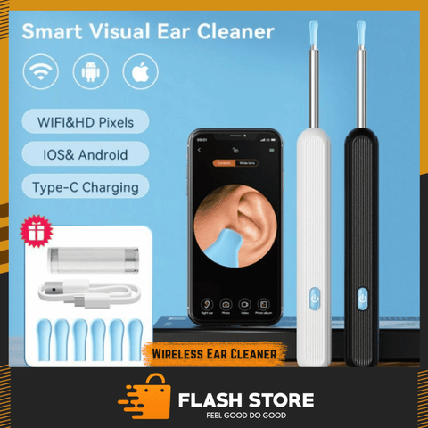 Wireless Ear Cleaner with Camera High Precision Ear Wax Removal Tool