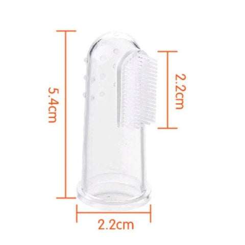 Silicone Baby Finger Toothbrush (Pack of 02)