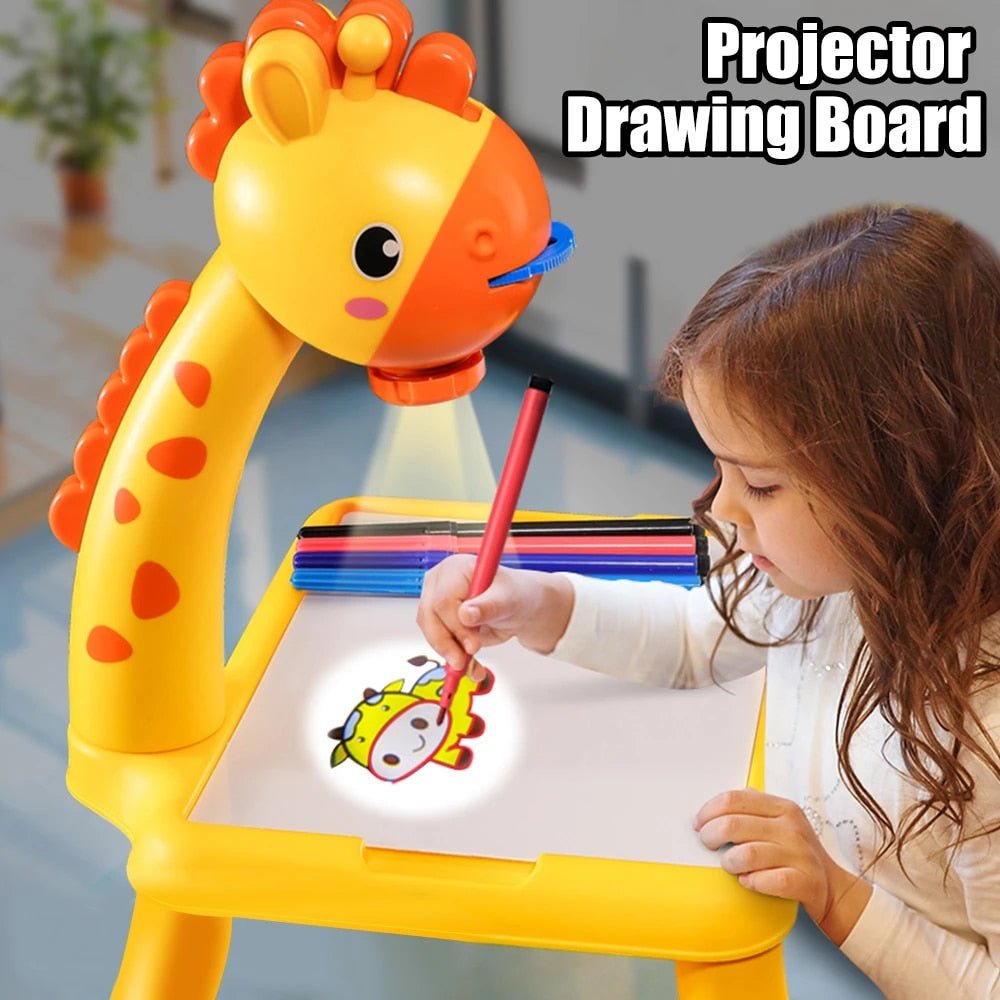 LED Children Projector Drawing Board Montessori Desk– Flashstore.pk